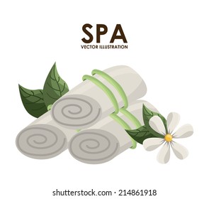 spa design over white background vector illustration