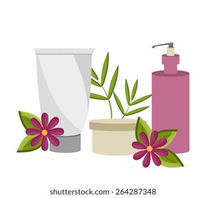 Spa design over white background, vector illustration.