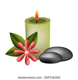 Spa design over white background, vector illustration.