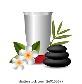 Spa design over white background, vector illustration.
