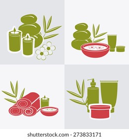 SPA design over white background, vector illustration.