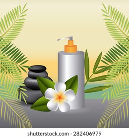 SPA design over white background, vector illustration.