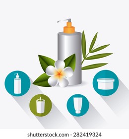 SPA design over white background, vector illustration.