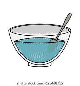 spa dish isolated icon