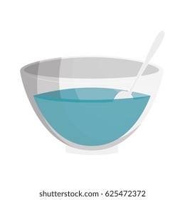 spa dish isolated icon