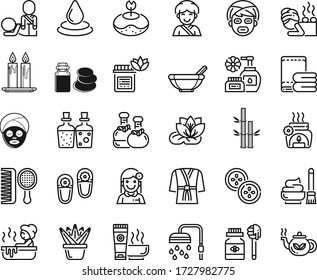 Spa element icon. Spa treatments icon vector  