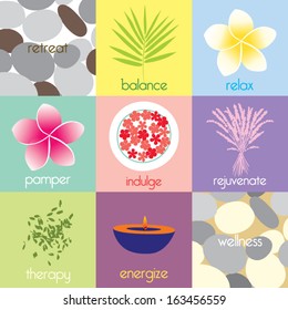 Spa Elements Vector Collection