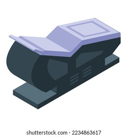 Spa equipment icon isometric vector. Health massage. Hot therapy