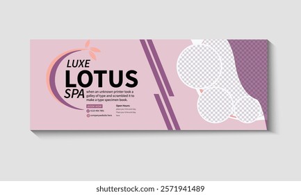 Spa Facebook Cover Design Template