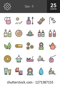 Spa Filled icons