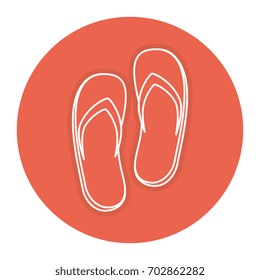 spa flip flops icon