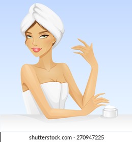 chica de spa