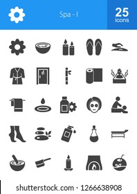 Spa Glyph icons