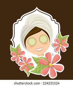 spa graphic design , vector illustration