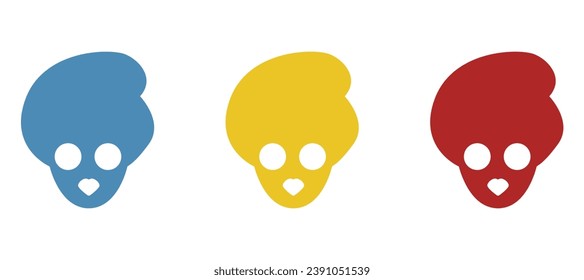 spa icon, face masks, vector illustration