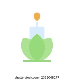 spa icon flat style vector