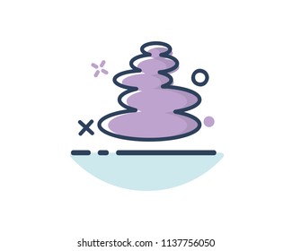 spa icon line filled design illustration,designed for web and app