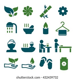spa icon set