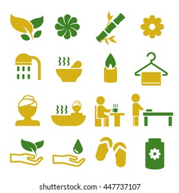 spa icon set