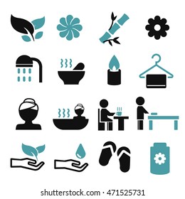 spa icon set