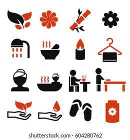 spa icon set