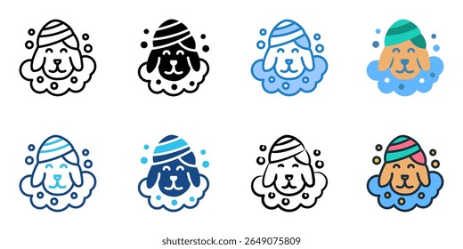 Spa icon set multiple style collection 
