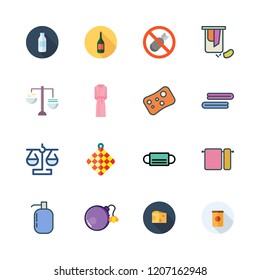 spa icon set. vector set about bomb, liquid soap, soap and bombs icons set.