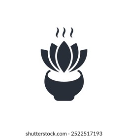 Spa icon. vector.Editable stroke.linear style sign for use web design,logo.Symbol illustration.