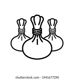 Colección de iconos de Spa, vector de stock