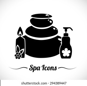 Spa icons digital design, vector illustration 10 eps graphic