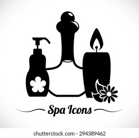 Spa icons digital design, vector illustration 10 eps graphic