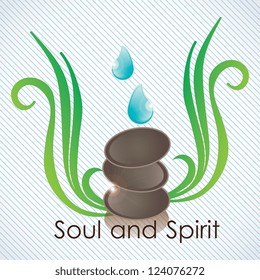 spa icons over light background vector illustration