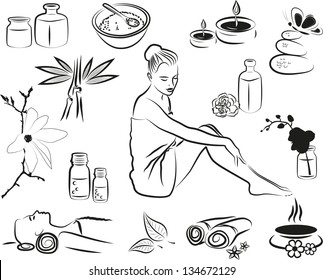 SPA icons set