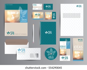 SPA identity with logotype. 