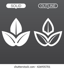 spa line icon, outline and solid vector logo, linear pictogram isolated on black, pixel perfect illustration