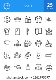 Spa Line icons