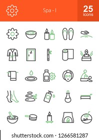 Spa Line icons