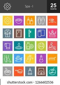 Spa Line icons