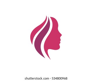 Womans Face Pink Butterfly Wings Abstract Stock Vector (Royalty Free ...