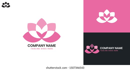Spa logo - All elements on this template are editable with vector software, suitable for Health Spa Business / Industry.
