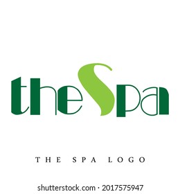 The Spa logo design  vector illustration  file download in eps10