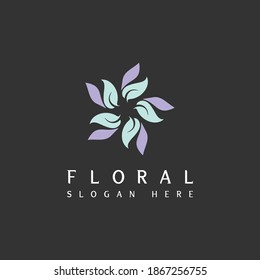 Plantilla de diseño de iconos del logotipo del spa.