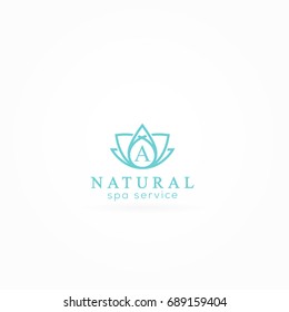 Spa Logo and Letter A