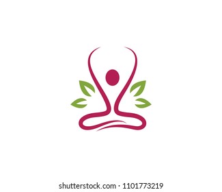 spa logo Lotus flowers design logo Template icon