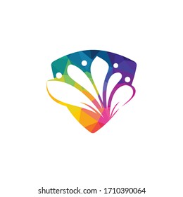 Spa logo lotus wellness salon and business spa logo. Business spa logo massage healthy design template concept.	
