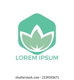 Spa logo lotus wellness salon and business spa logo. Business spa logo massage healthy design template concept.