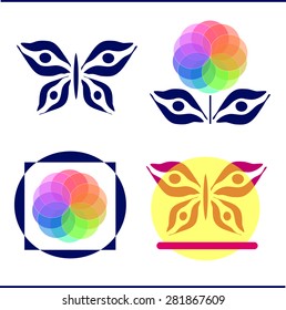 Spa logo set. Backgrounds & textures shop.
