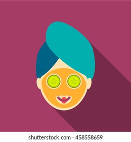 Spa mask icon of vector illustration for web and mobile design
