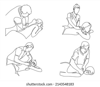 Spa Massage card template Vector illustration.