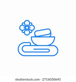 spa massage icon sign vector